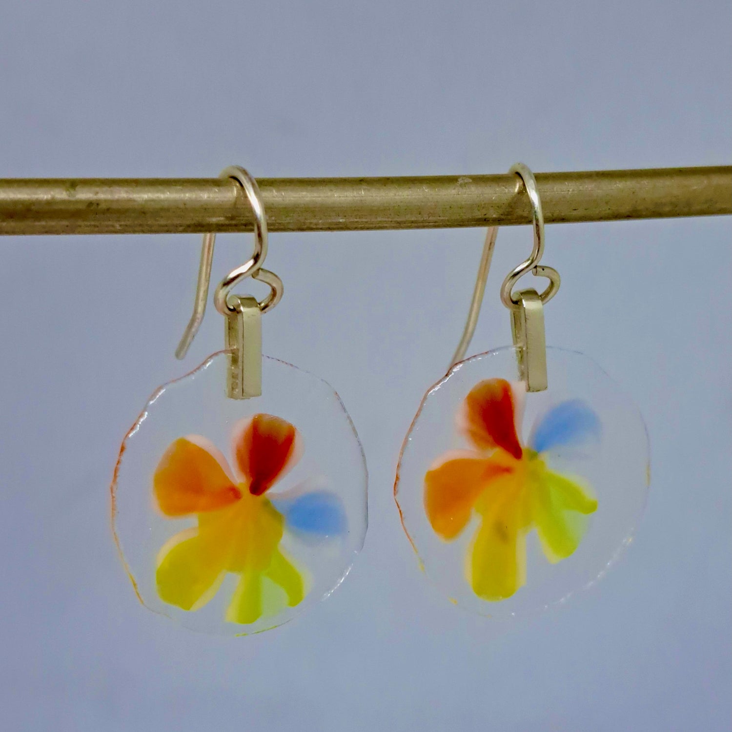 Wafer Dangle Earrings