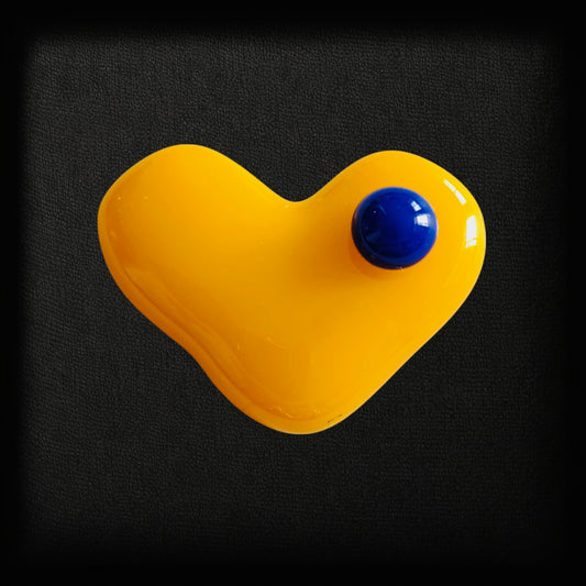 Brooches - Sunflower Yellow & Blue