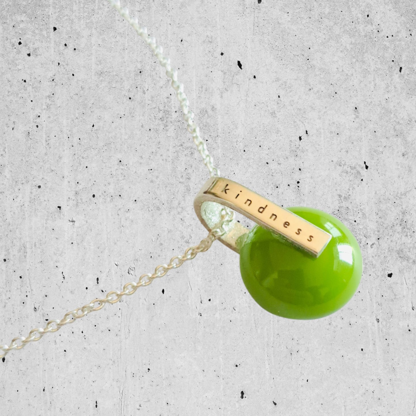 Pop Pendant - Lime Green