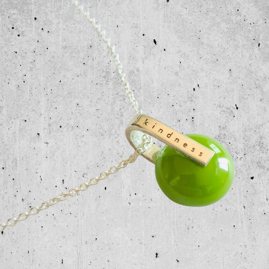Pop Pendant - Lime Green
