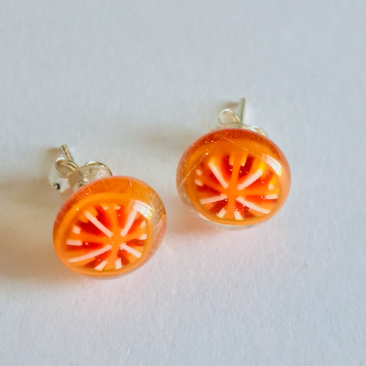 Millifiori Studs - Orange Sweetie