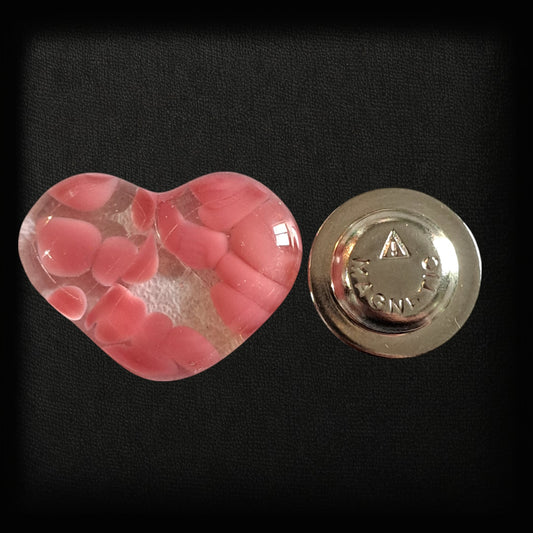 Brooches - Floating Pink Bubbles