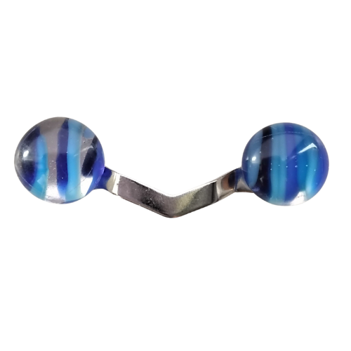 Bril-jant -  Blue, Black stripes