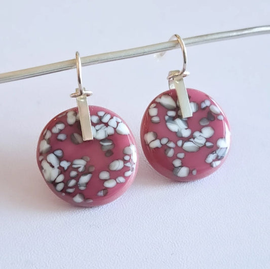Pink Granite  Dangle